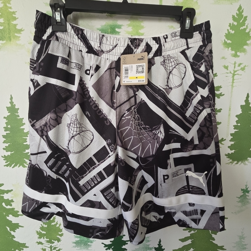 PUMA Moisture Wicking Quick Dry Workout Shorts